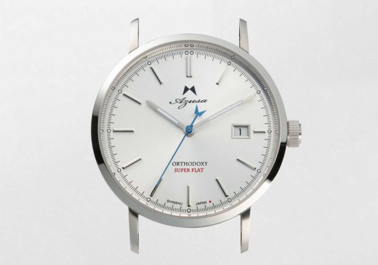 腕時計 Azusa ORTHODOXY ベーシックモデル シャンパンゴールド カーフベルト×メッシュベルトセット