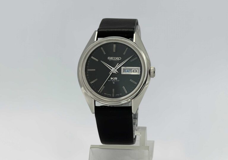【アンティーク】SEIKO キングセイコー 5626-7110 56KS 黒文字盤 1971年製 ハイビート 自動巻 OH済