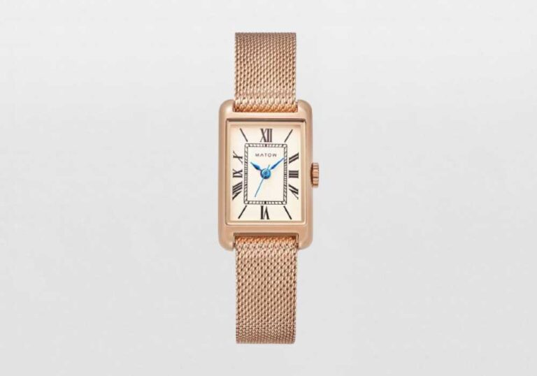 MATOW マトウ TSUKI 朧月 SQUARE ROSE GOLD MESH mw004002